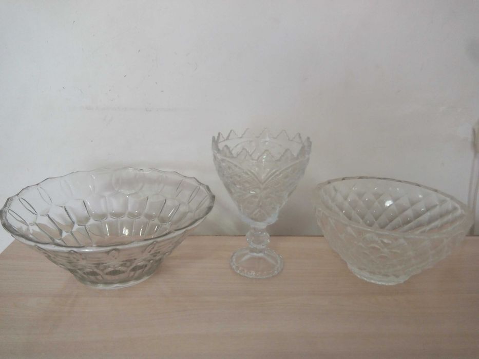 Разная стеклянная посуда новая