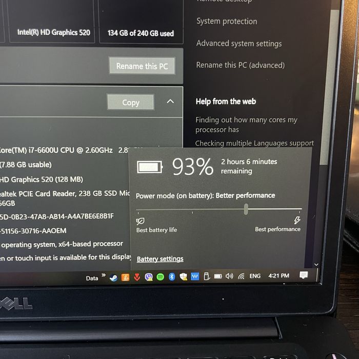 Dell Latitude 7480 i7-6600U с лицензиран Windows