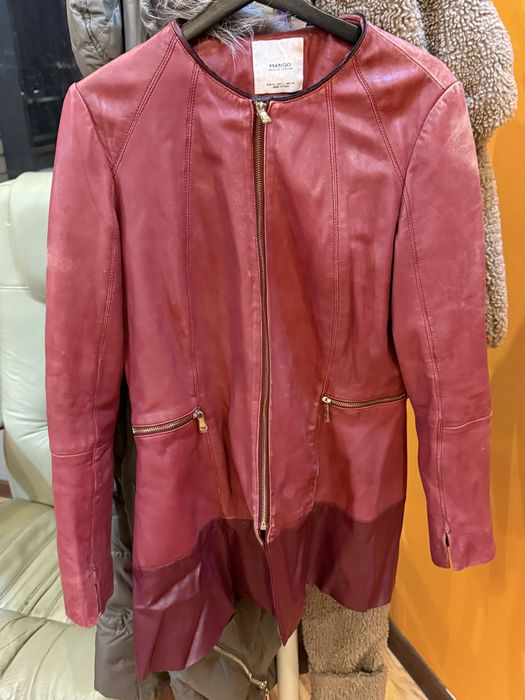 Отдам куртку из кожи р 46-48