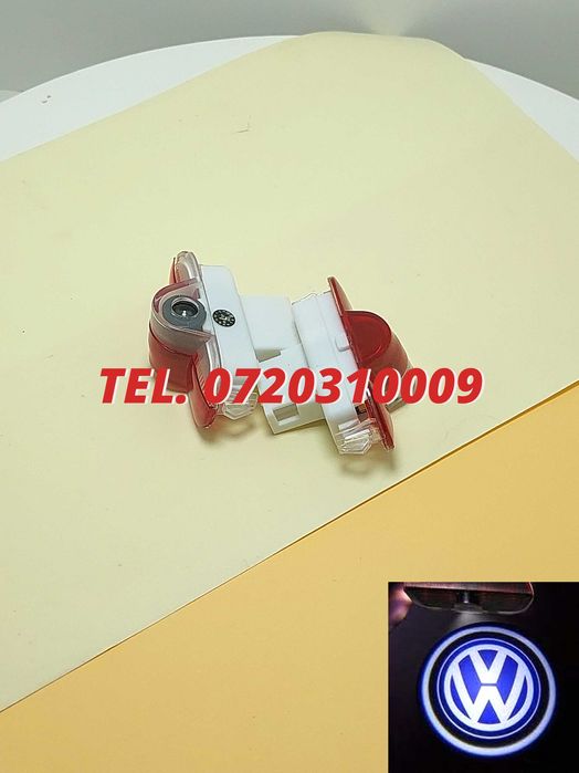 Led Logo Vw Pentru Portiere Vw Golf Iv Caddy Touran Bora