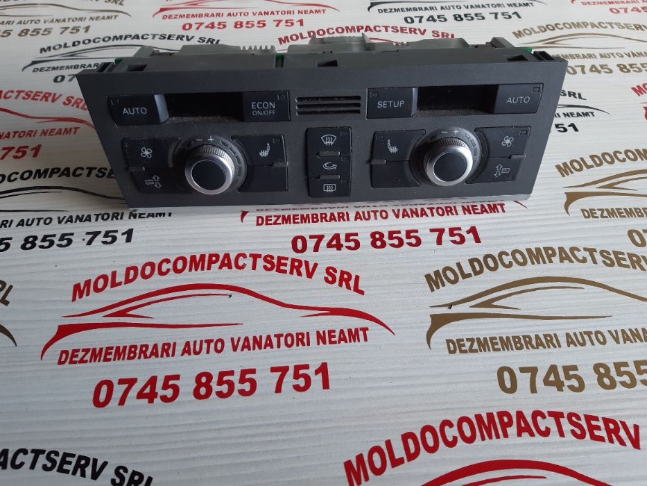 Consola MMI panou climatronic incalzire scaune AUDI A6 C6 4F EUROPA