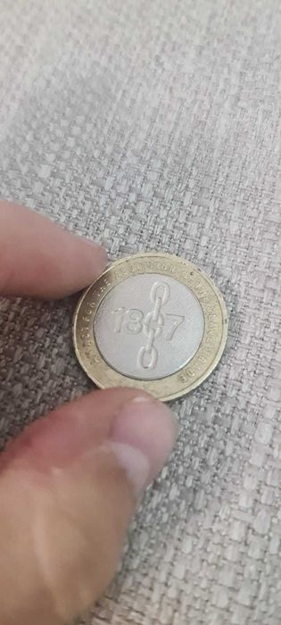Moneda 1807 Bicentenarul abolirii comerțului cu sclavi în Anglia