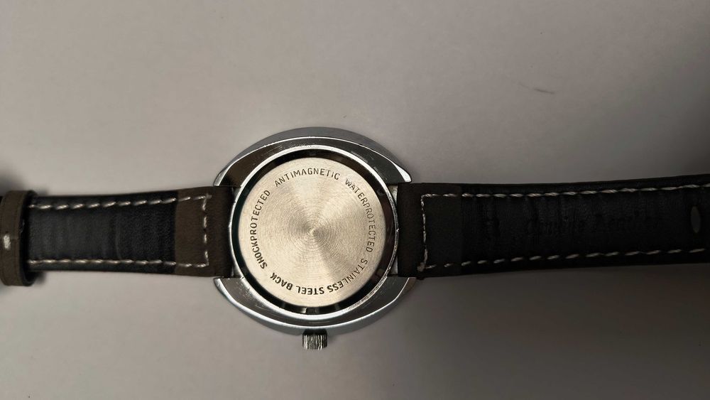 Ceas mecanic vintage cult hipster, anii ’70, Chromachron“ Colour Time”