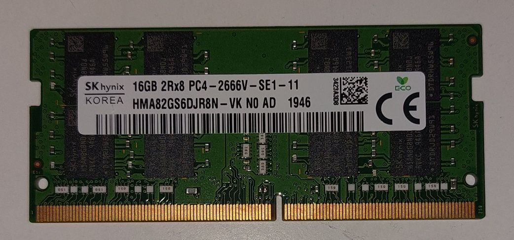 Memorie RAM laptop 16GB 2666 MHz