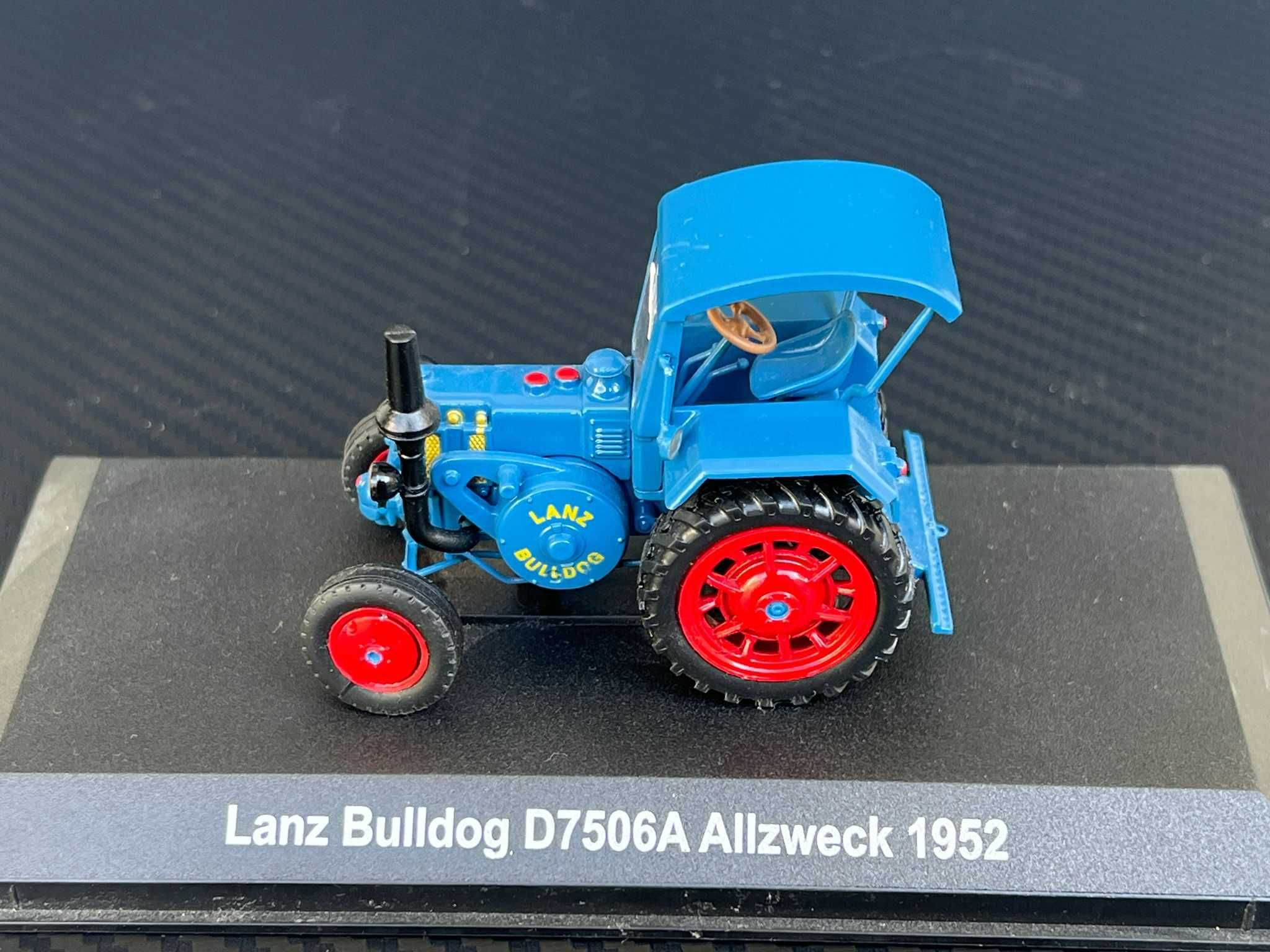 Macheta 1/43 IXO Tractor Lanz Bulldog D7506A Allzweck 1952