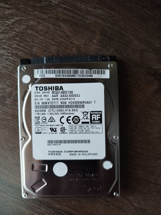 HDD 1Tb Toshiba MQ01ABD100