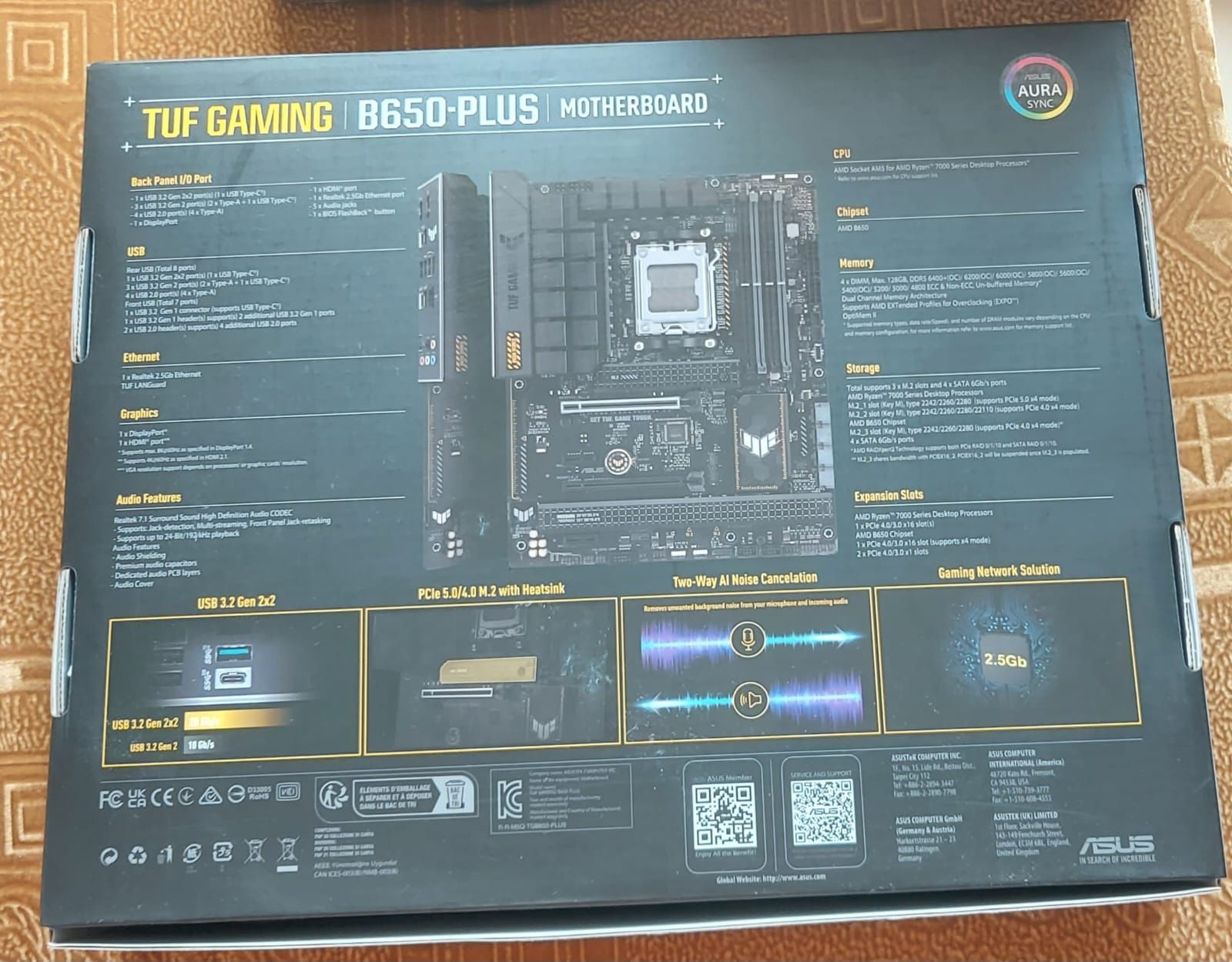 Placă de bază ASUS TUF Gaming B650-PLUS