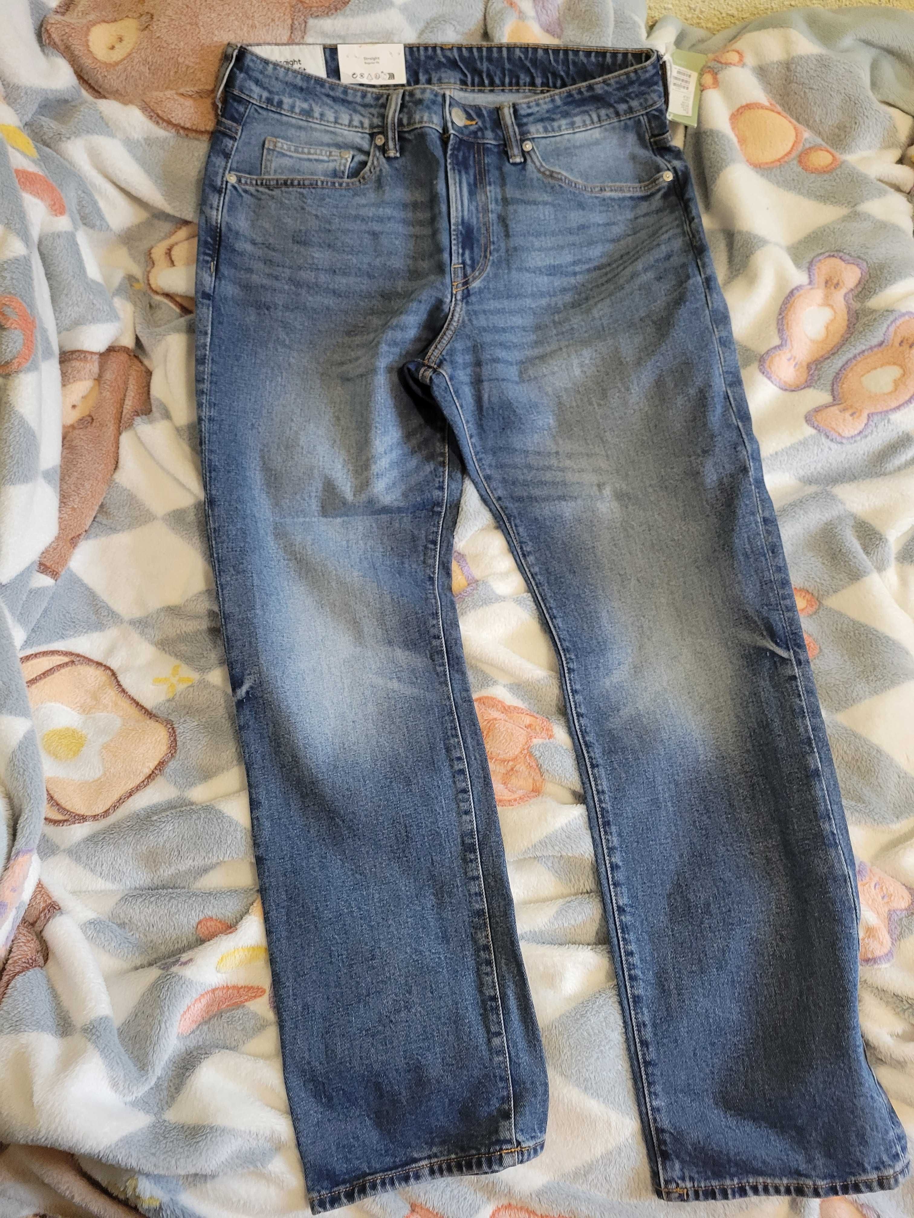 Blugi Regular Fit 34/32 Drepti Noi cu eticheta