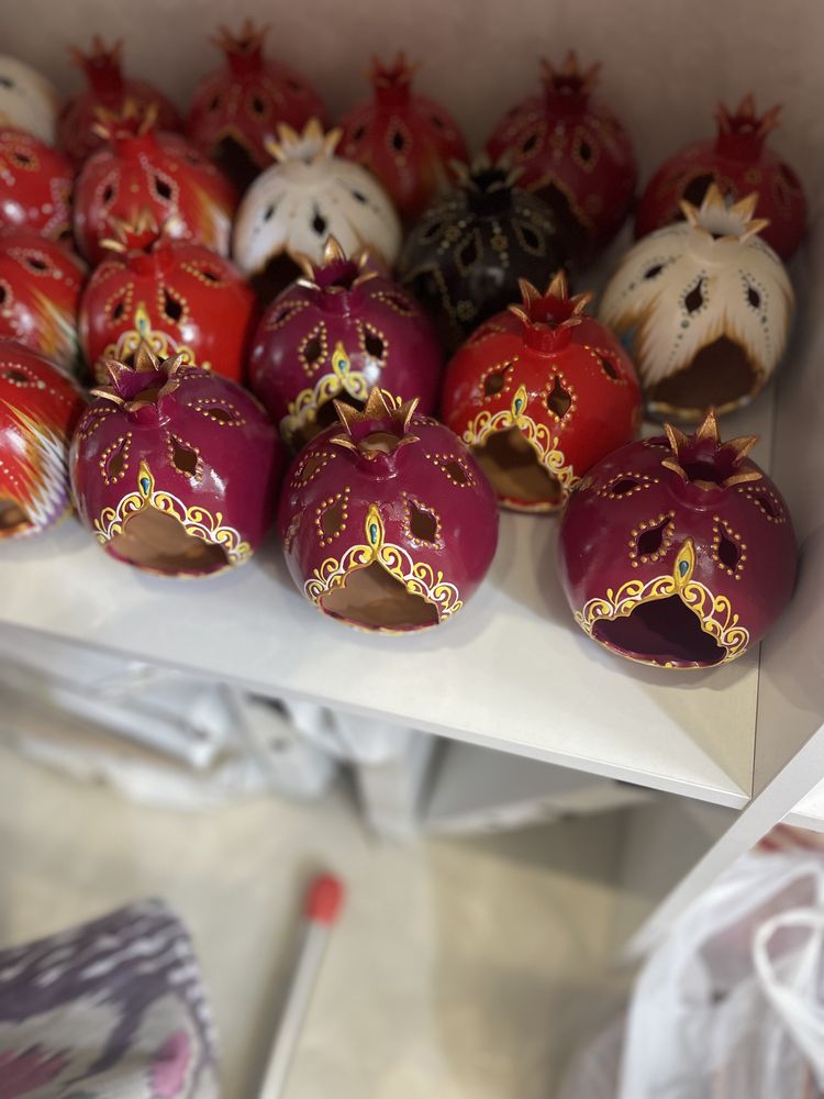 Новогодний Подарки гранаты Подсвечники Карандашницы Шкатулки