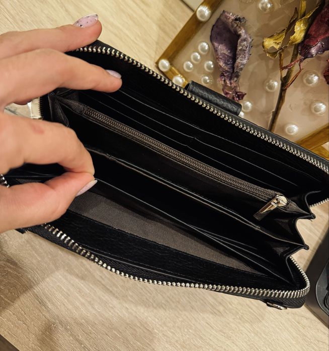 Идеален дамски портфейл портмоне от естествена кожа