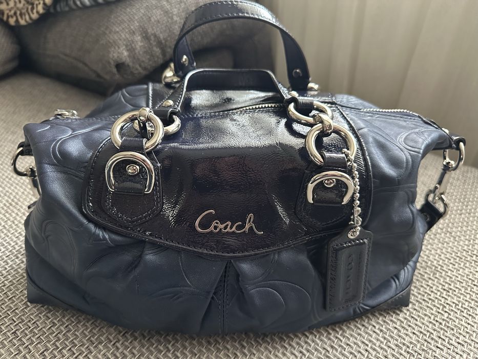 Geanta Coach, noua, editie limitata, bleumarin