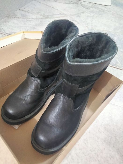 Сапоги кожаные натуральные