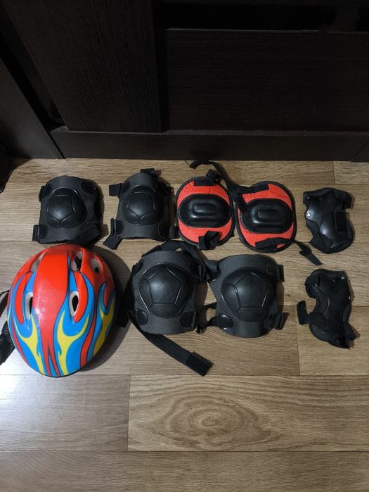 Набор детской защиты для катания на роликах, велосипедах