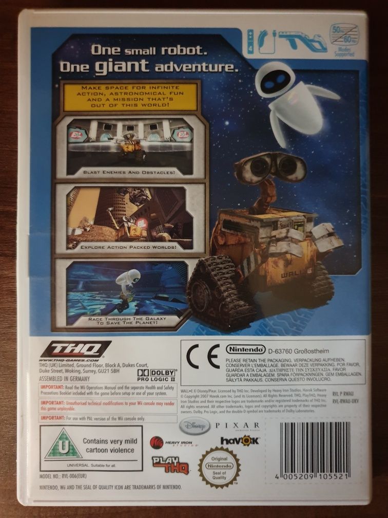 Disney Pixar WALL-E Nintendo Wii