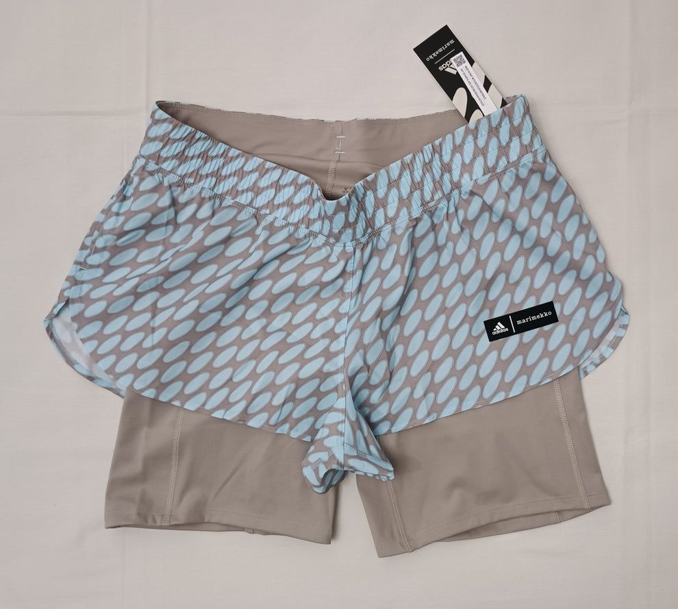 Adidas x Marimekko 2in1 Shorts гащета с клин 2в1 M Адидас спорт шорти