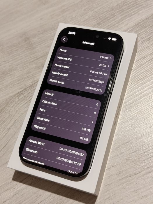 iPhone 16 Pro Black 128GB