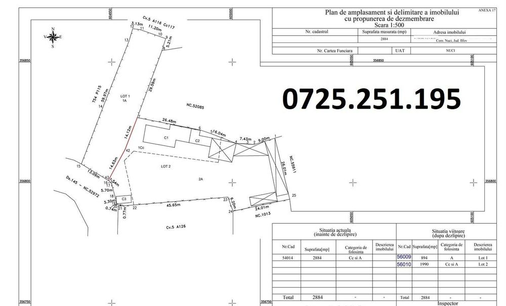 Vand casa cu teren intravilan la 40 km de Bucuresti