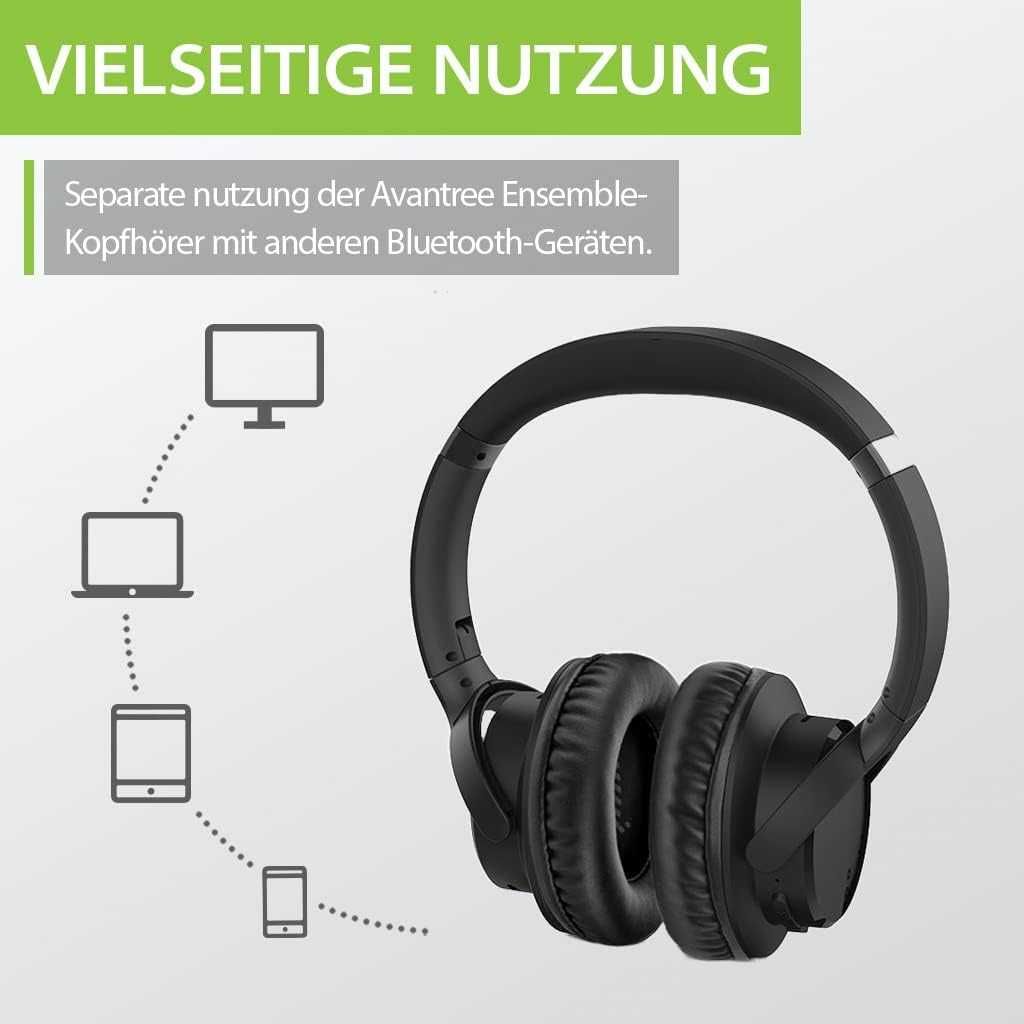 Висококачествени слушалки Avantree Ensemble с докинг- предаветел