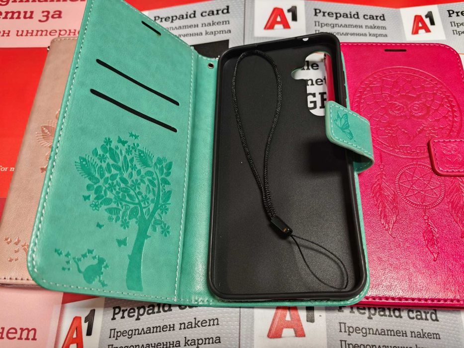 Samsung Galaxy A55 , Samsung Galaxy A35 цветни луксозни тефтери