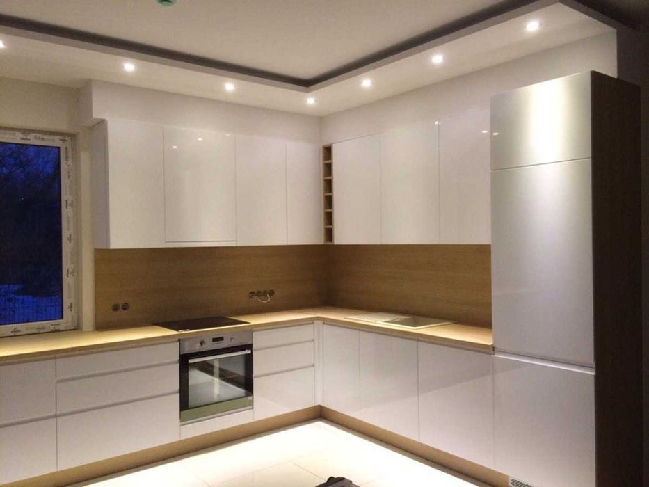 Кухонный гарнитур на заказ Алматы 3D проект доставка сборка кухня ЛДСП