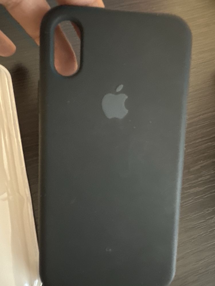 Husa silicon IPhone X/XS Neagră
