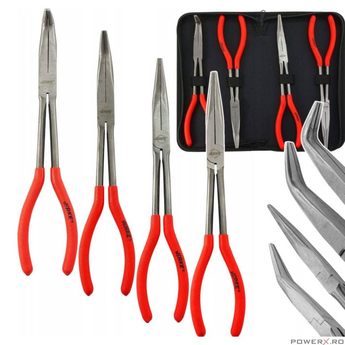 Set 4 clesti, varf lung, indoit, drept, Verke