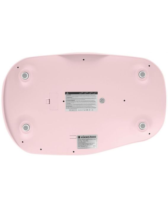 Цифрова везна за бебета KikkaBoo - Lyra, Pink