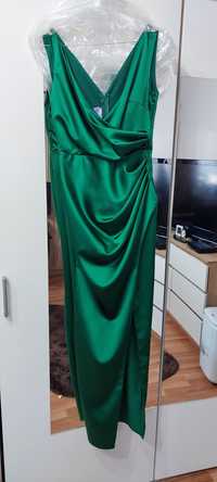 Vand rochie verde smarald noua, mărimea s, 36