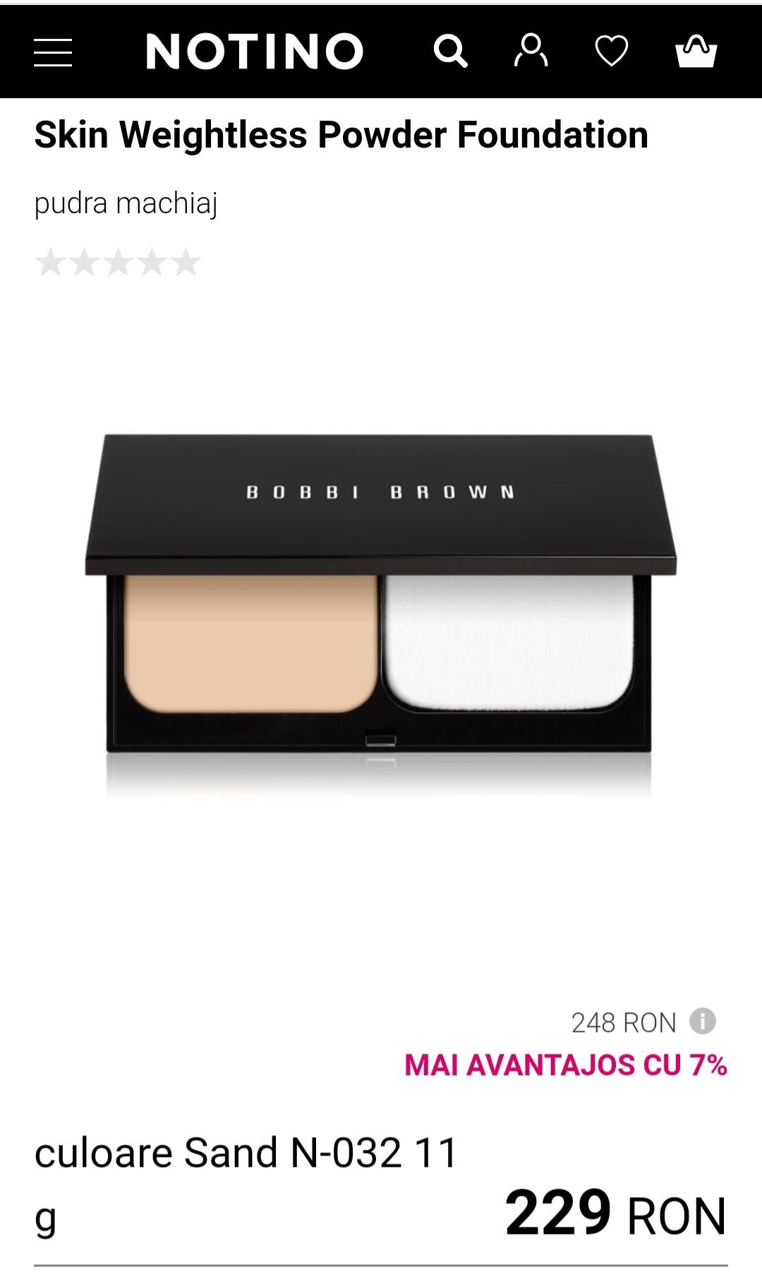 Fond de ten compact Bobbi Brown NOU