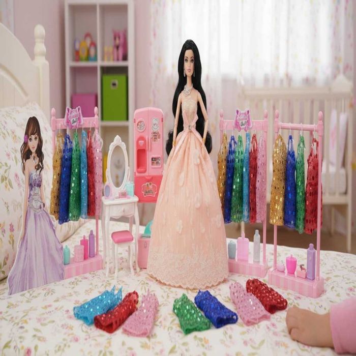 Голяма кукла с много рокли и аксесоари Beautiful Doll