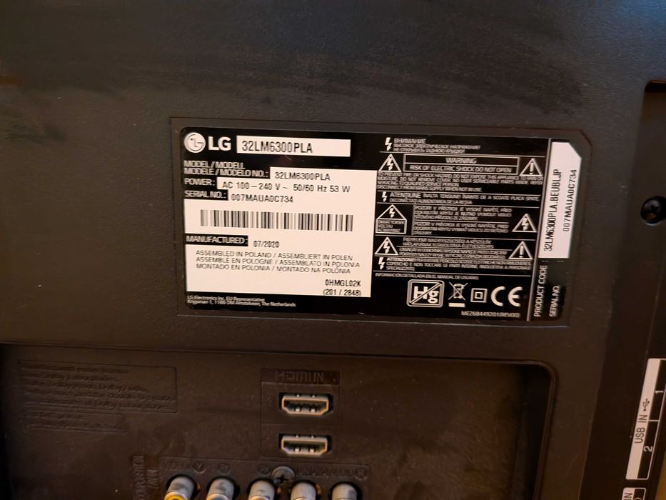 Телевизор LED Smart LG, 32" (80 см), 32LM6300PLA, Full HD