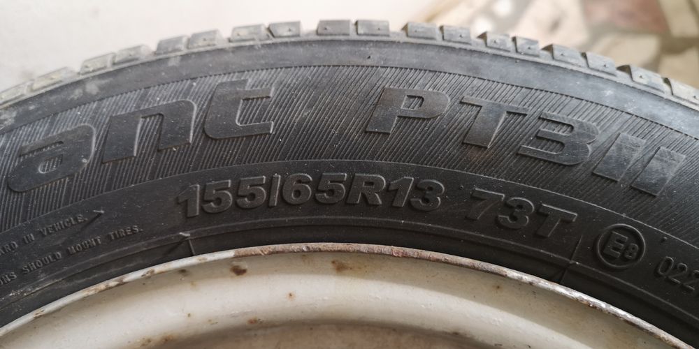 Jante cu anvelope vară 155/65/R13