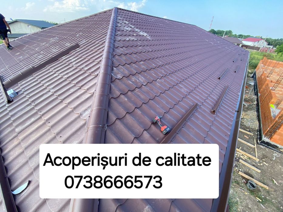 Executam acoperișuri