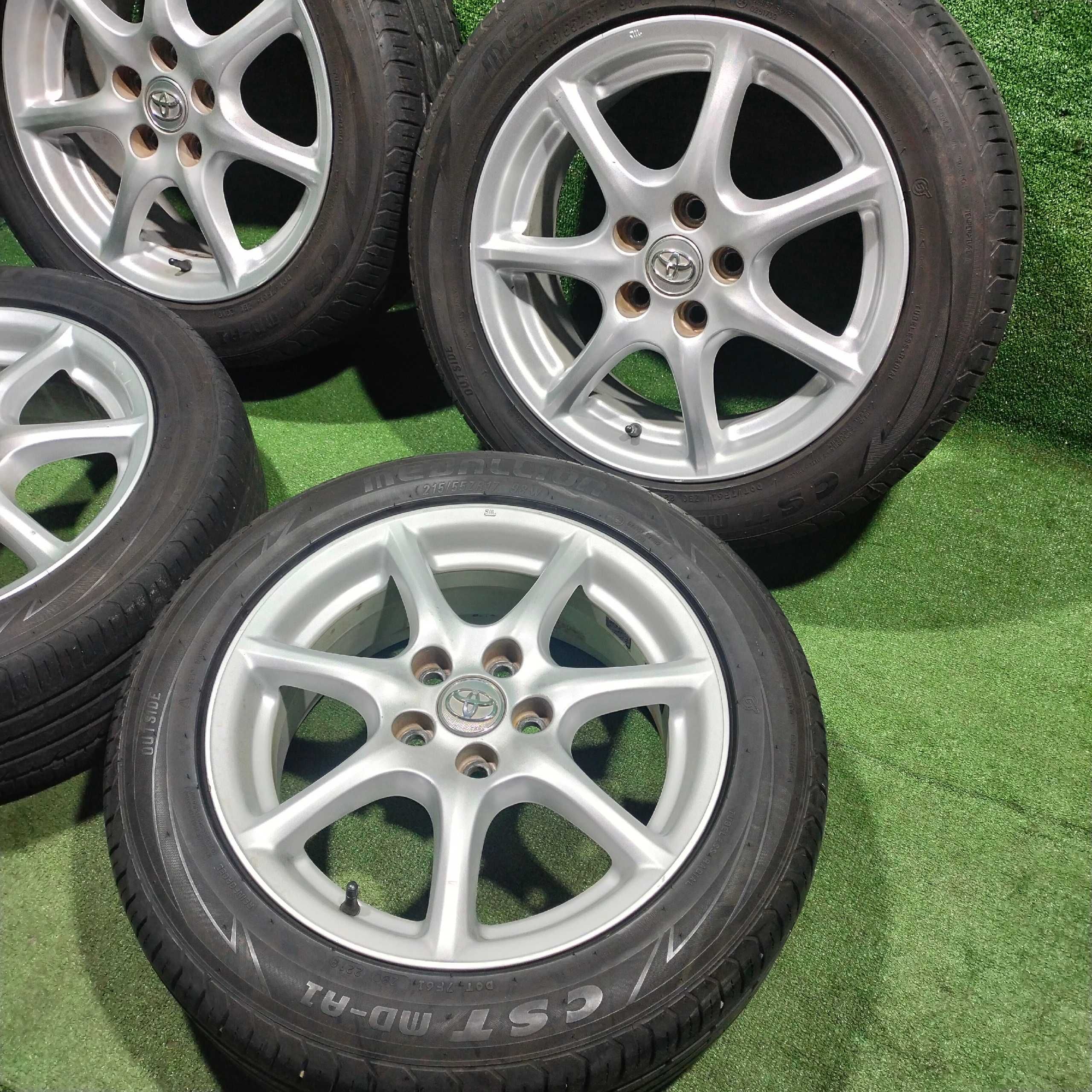 Продам Диск с шинами Medallion cst на Estima 215/55 R17 лето