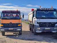 Transport marfă/închiriez bascule Mercedes 8x4 și 18T