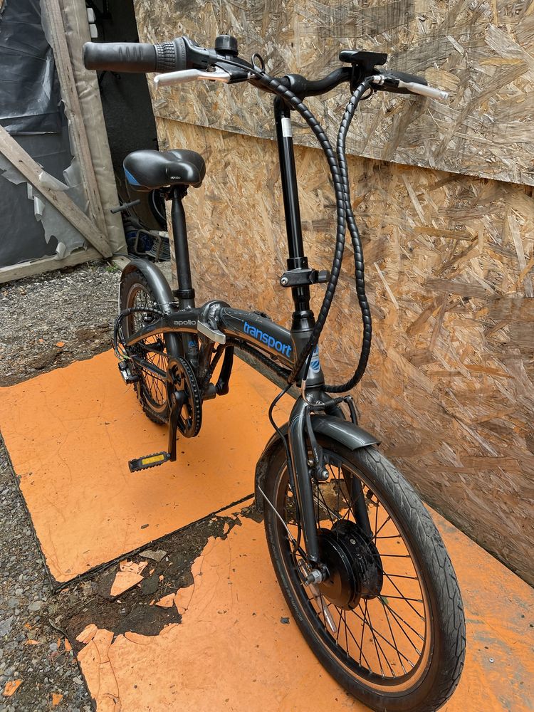 Bicicleta apollo transport pliabila electrica fara baterie ca in poze!