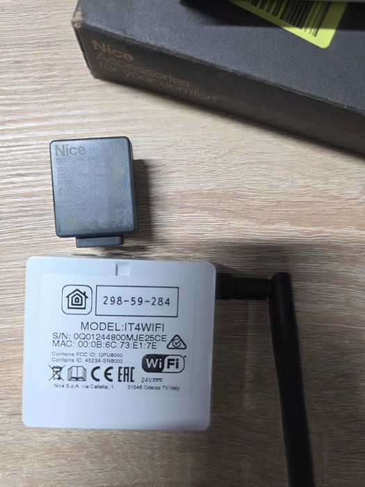 Modul de comanda WIFI pentru automatizari Nice IT4WIFI