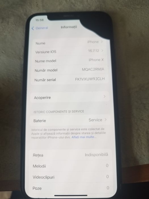 IPhone X parțial functional