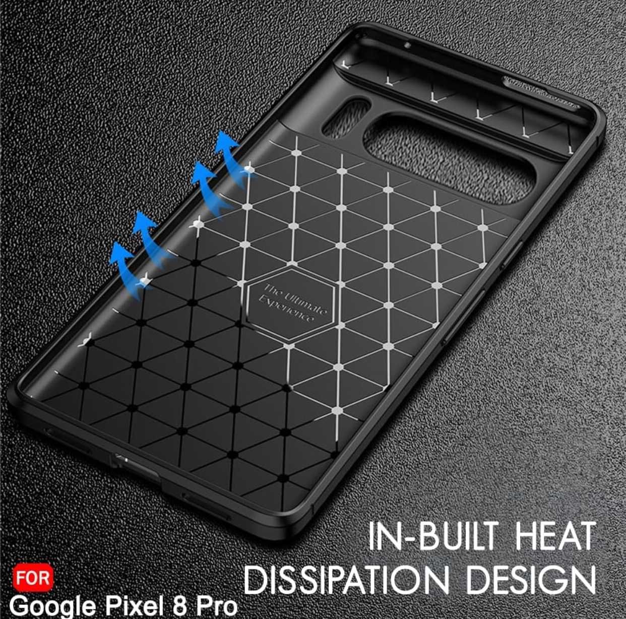 Husa Premium antisoc model Carbon pt Google Pixel 8 / Pixel 8 Pro