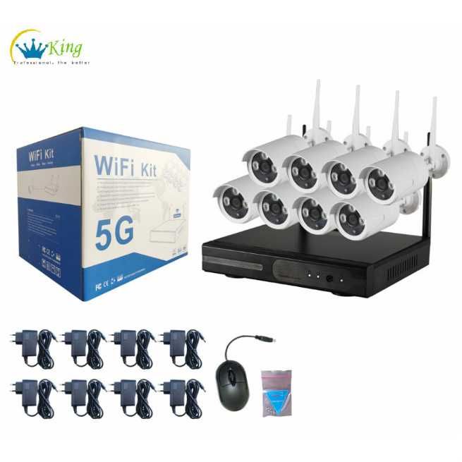 Нови wifi ip 1080p Версия ULTRA 8mp 4/8 камери комплект видеонаблюден