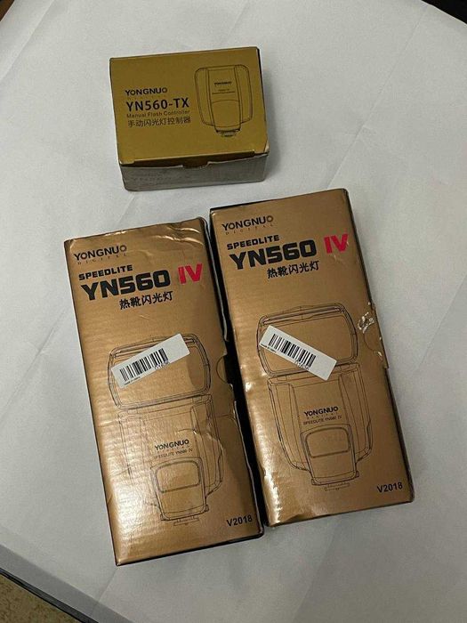 Вспышки YongNuo 560 IV и триггер YN560 TX