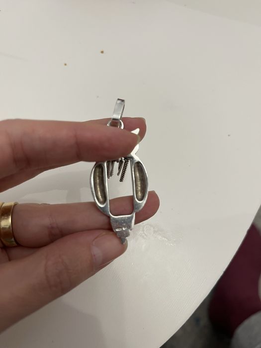 Medalion Argint in forma de bufnita