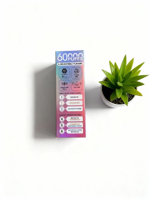 Vape Fizzy 6 în 1 – 60000 pufuri, reîncărcabil