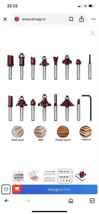 Set freze, Mmgoqqt, 15 piese, profesionale,Noi.