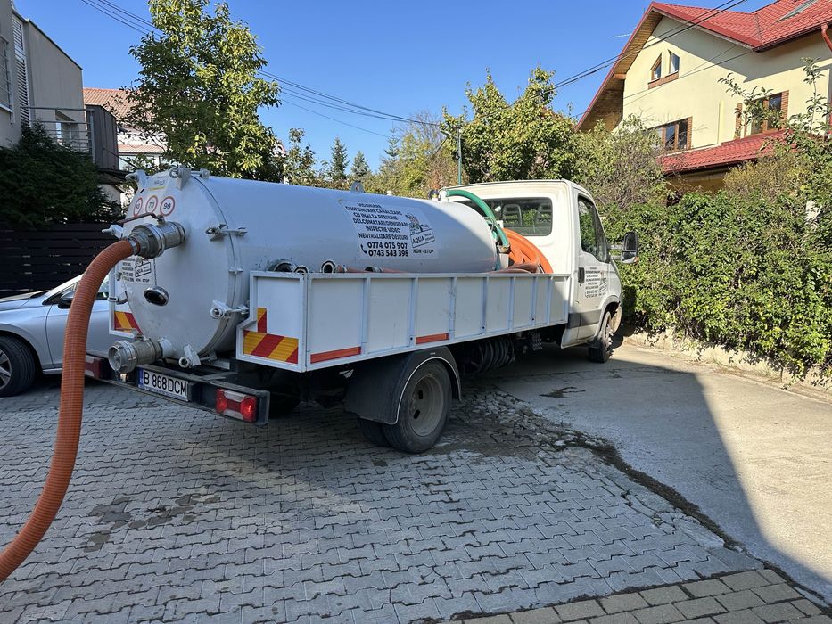 Vidanjare Fose WC-uri Base Subsoluri Servicii Desfundare NonStop