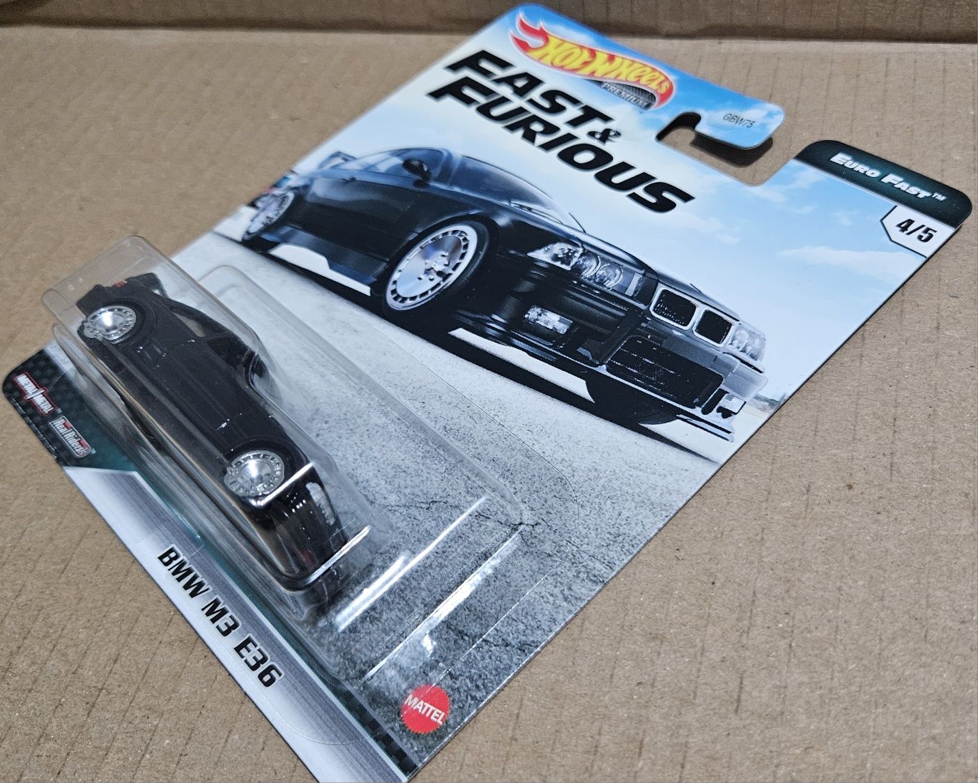 BMW E36 M3 Hot Wheels Premium количка