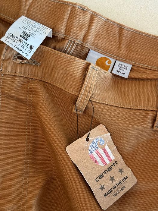 Carhartt Big & Tall Firm Duck Double Front Work панталони НОВИ XXXL