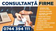 Consultanță firme - înființări, modificări, înregistrări mențiuni ORC