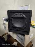 Subwoofer auto activ cu telecomanda ALPINE SWE-815, 150W RMS,