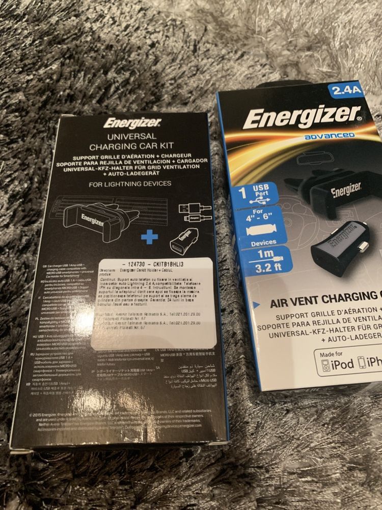 energizer air vent charging car kit
